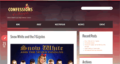 Desktop Screenshot of confessionsofashowgirl.com